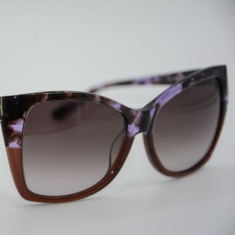 🕶 TOM FORD TF 295 55Z CARLI Purple SUNGLASSES 🕶